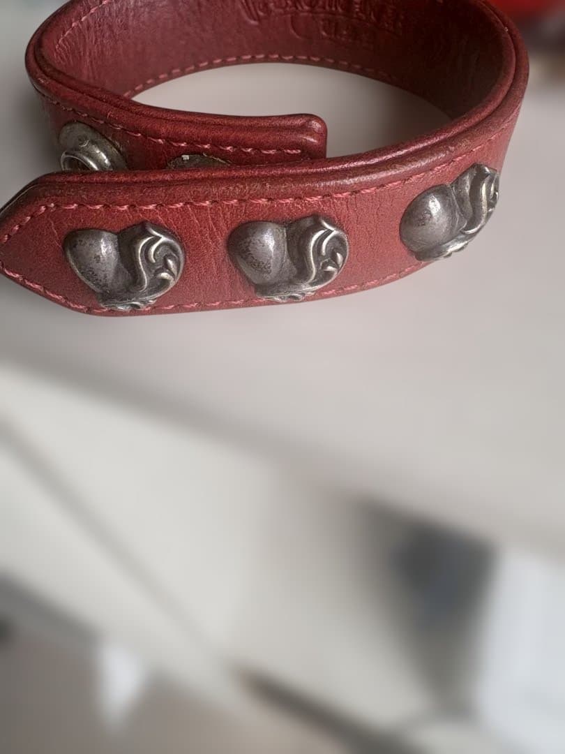 Chrom hearts 赤いブレスレット