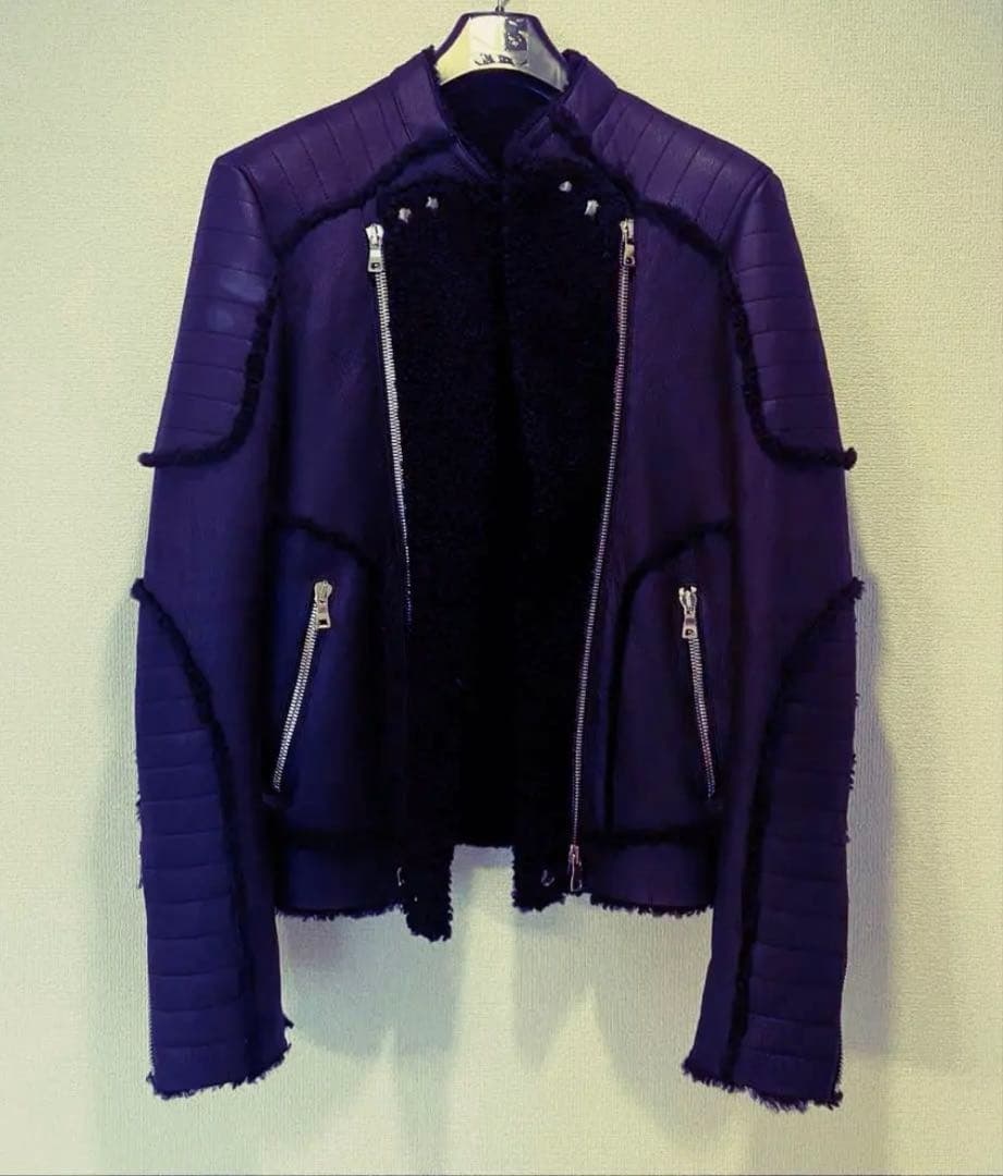 レザームートンライダースジャケット セール】【累計販売枚数1万枚突破！】フェイクレザー×ボアフェイク