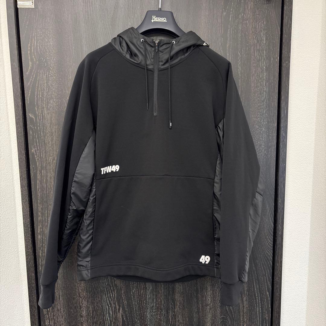 TFW49 スウェットパーカー　ブラック　サイズL