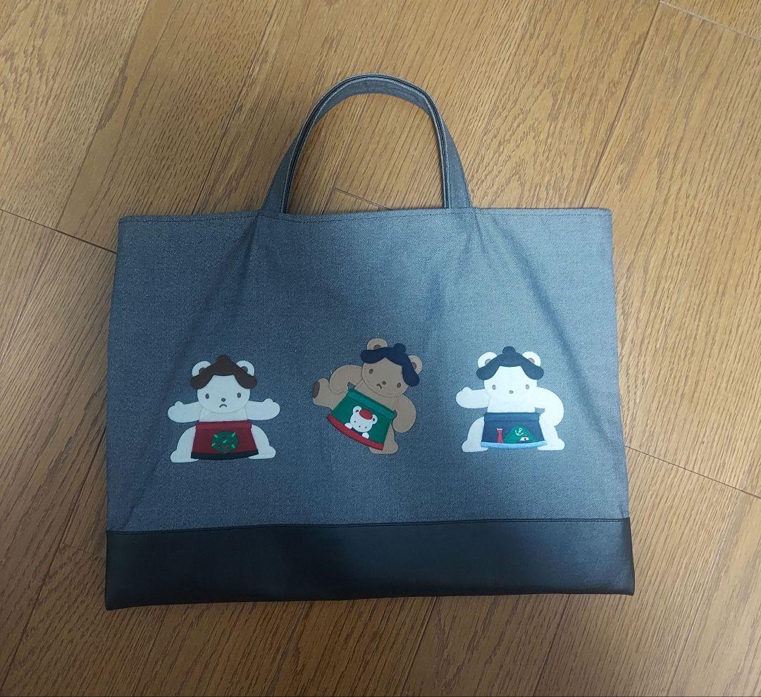 【美品】ファミリア　 デニムバッグ〈日本相撲協会 × familiar〉