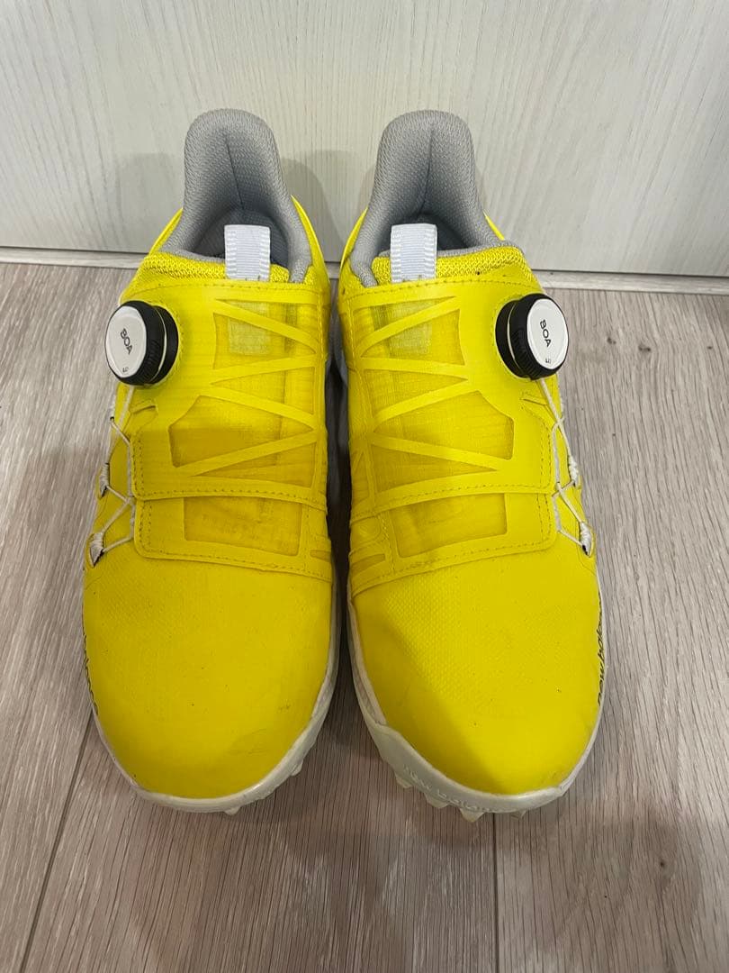 New Balanceゴルフシューズイエロー 1001v 黄色ユニセックス 女性