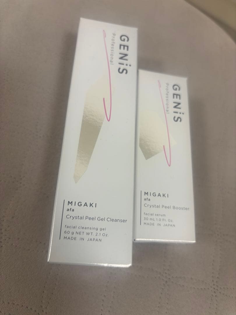 GENiS MIGAKI クリスタルピールゲルクレンザー＆ブースター