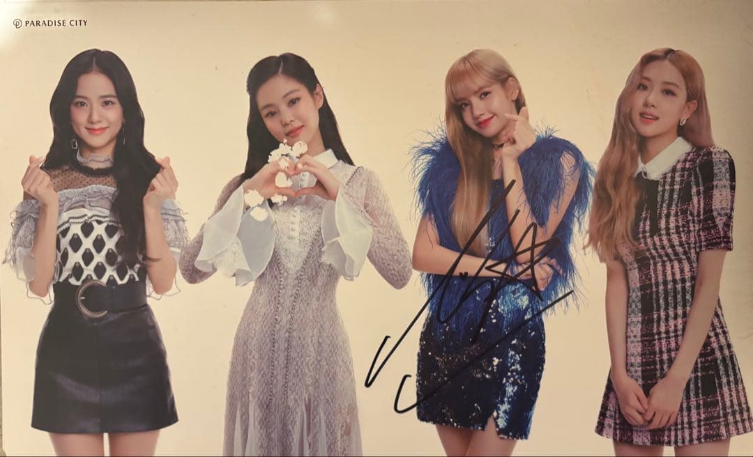 BLACKPINK ファンミーティング サインボード