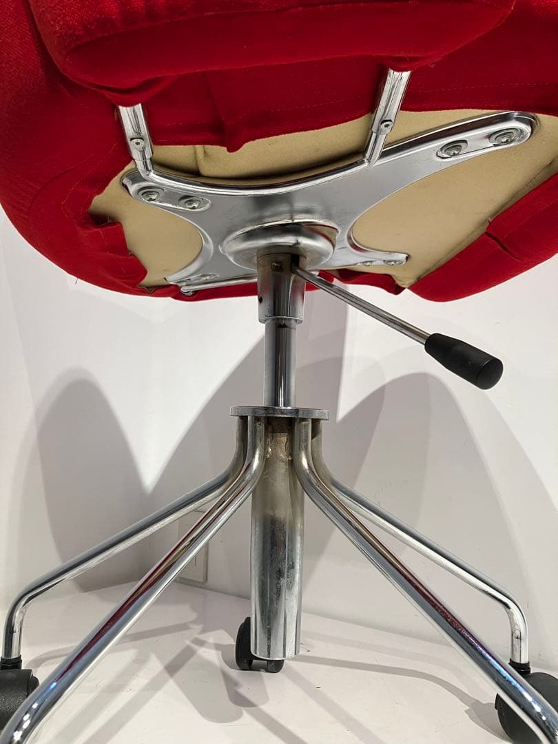 カルテル モーレアチェア、赤、美品、ヴィコマジストレッティ