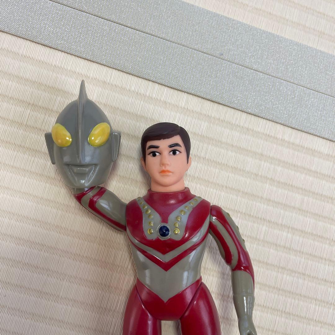 美品 当時物 ブルマァク 面取れソフビ ウルトラマンゾフィー ヒーロー