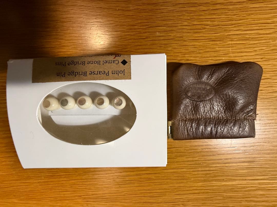 John Pearse Camel Bone Bridge Pins 5個セット