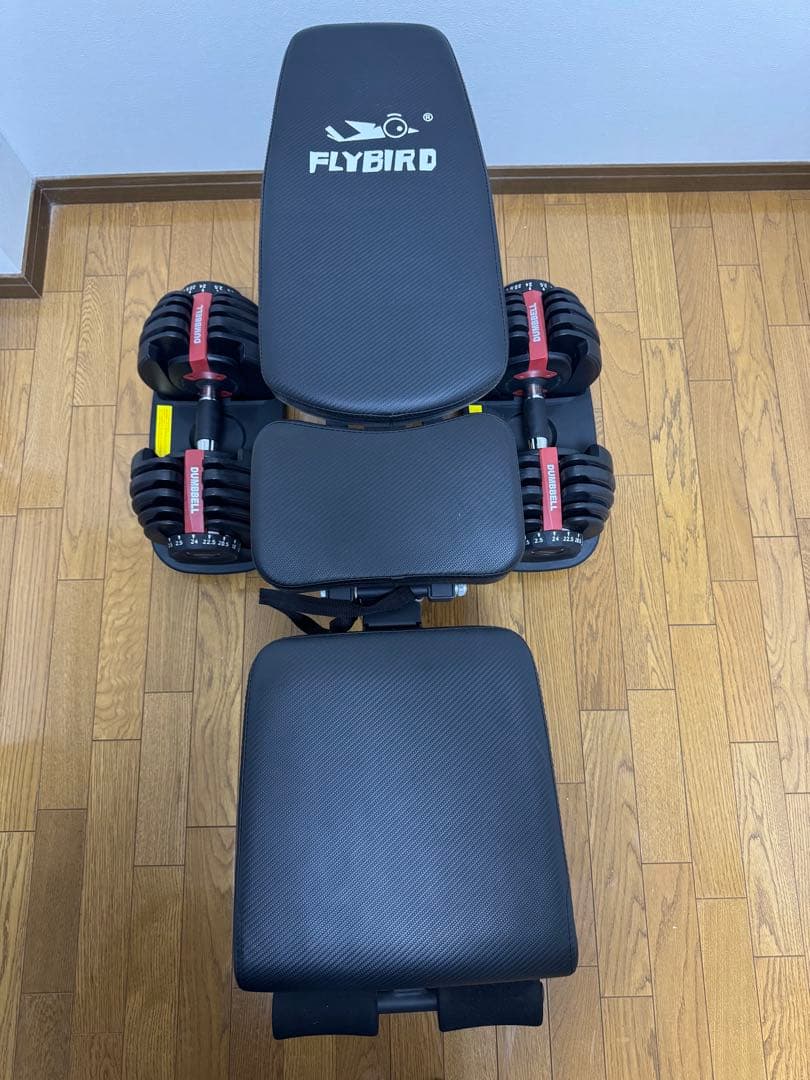 直接引取限定！ 可変式ダンベルセット＆トレーニングベンチ