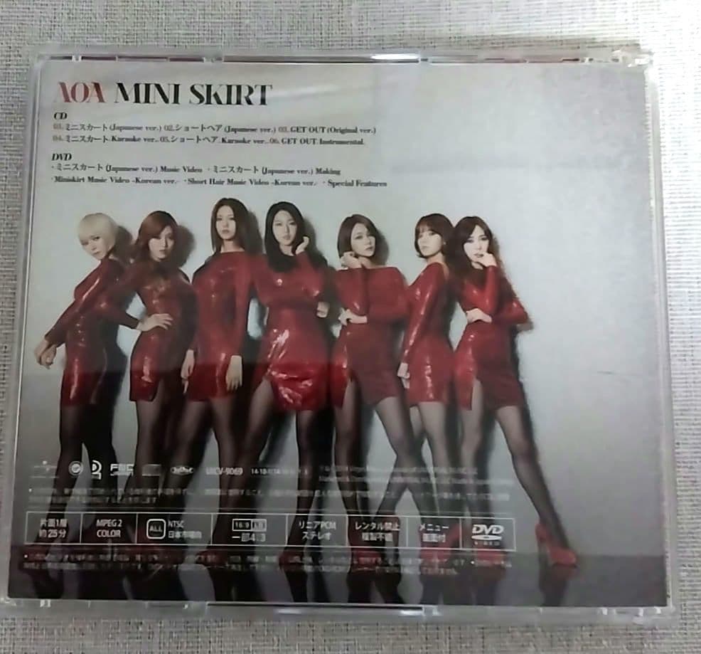 AOA MINI SKIRT ミニスカート CD＋DVD - メルカリ