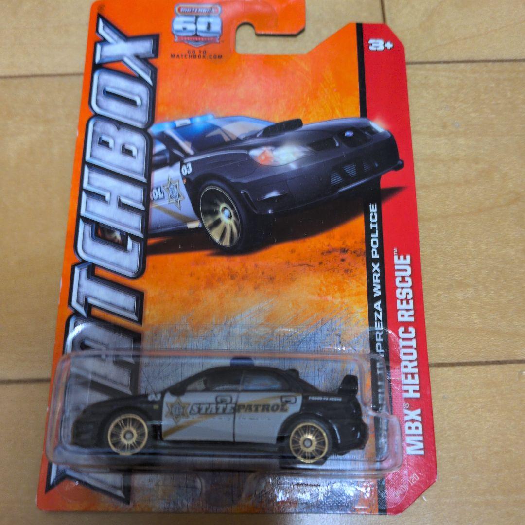 ミニカー MATCHBOX SUBARU IMPREZA WRX POLICE