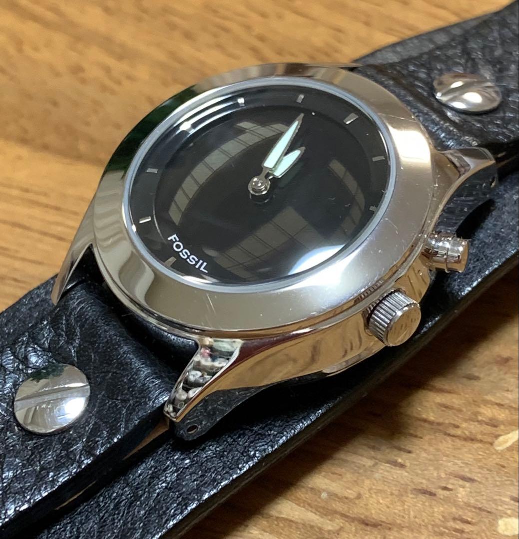 フォッシル　FOSSIL ビッグティック　缶ケース付属　完品 fossil big tic フォッシル ビッグ ティック - メルカリ