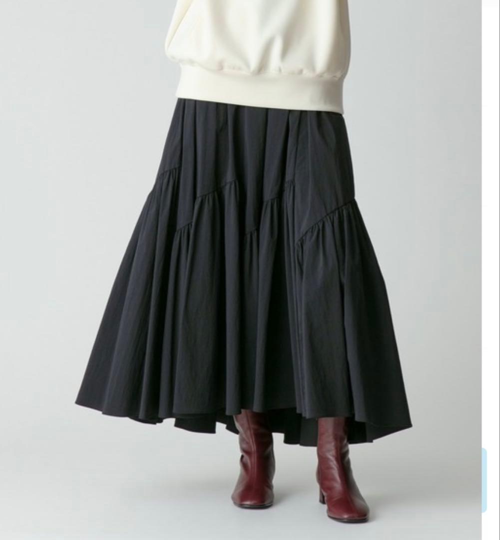 allureville バイヤス切替ギャザースカート