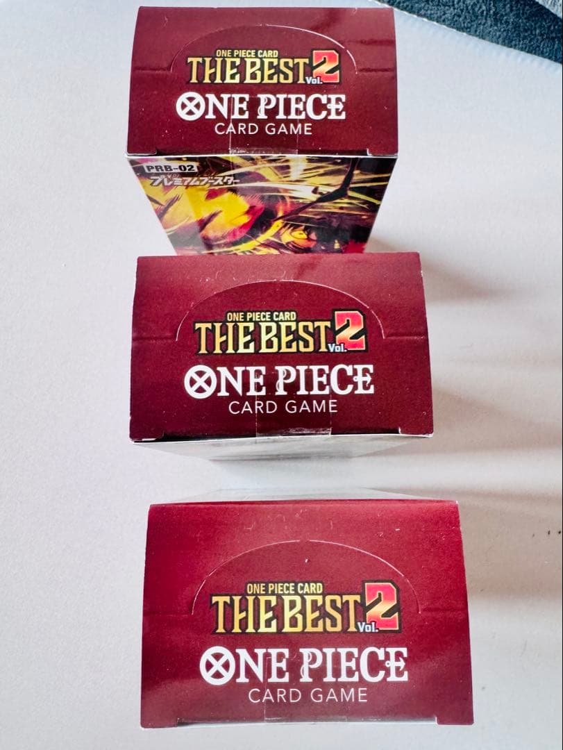 ワンピースカードザ•ベスト2 3BOXテープ付き - メルカリ