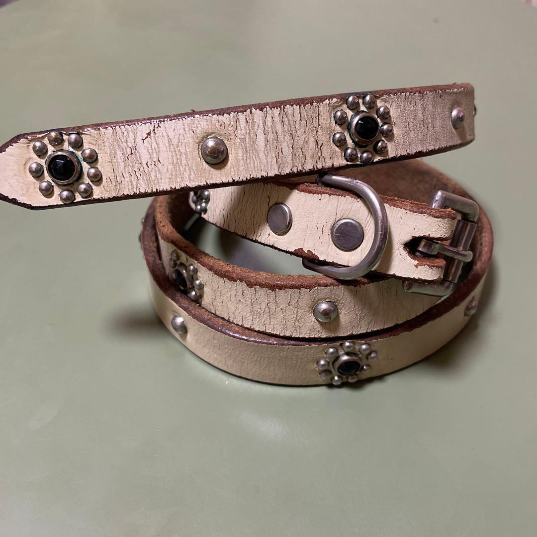 HTC ナローベルト 白 ホワイト ヴィンテージ w34 - メルカリ