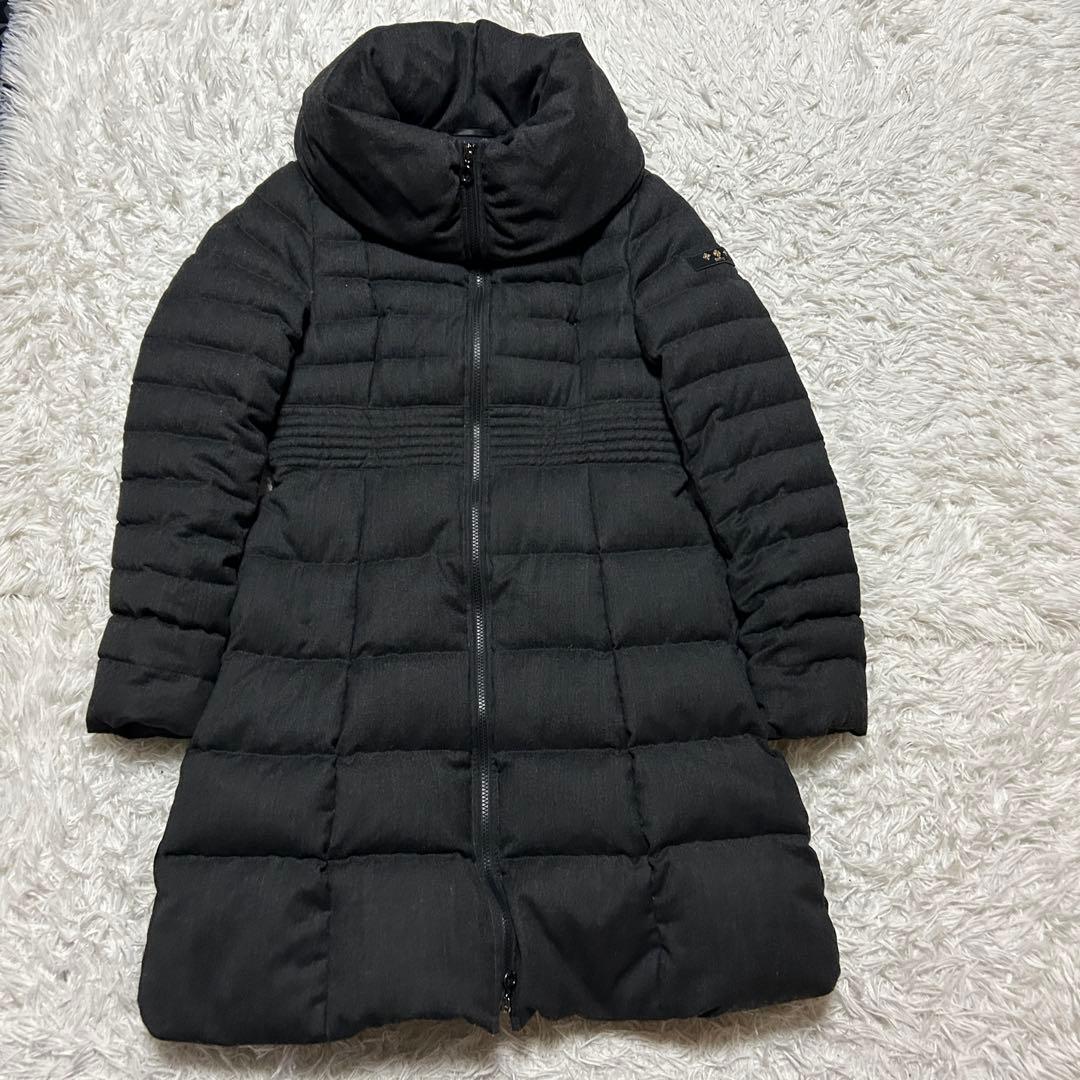 【美品・証明あり】タトラス ノーブル別注 ウールショールカラー　ダウンコート 美品・証明あり】タトラス ノーブル別注 ウールショールカラー ダウン