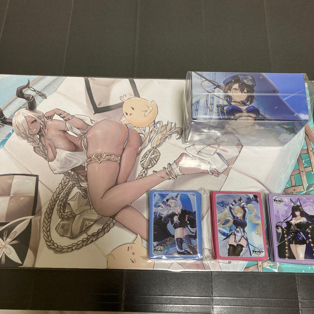 トレカアイテムくじEX　アズールレーン　Wデッキケース　プレイマット　まとめ売り ブロッコリートレカアイテムくじEX「アズールレーン」第4弾