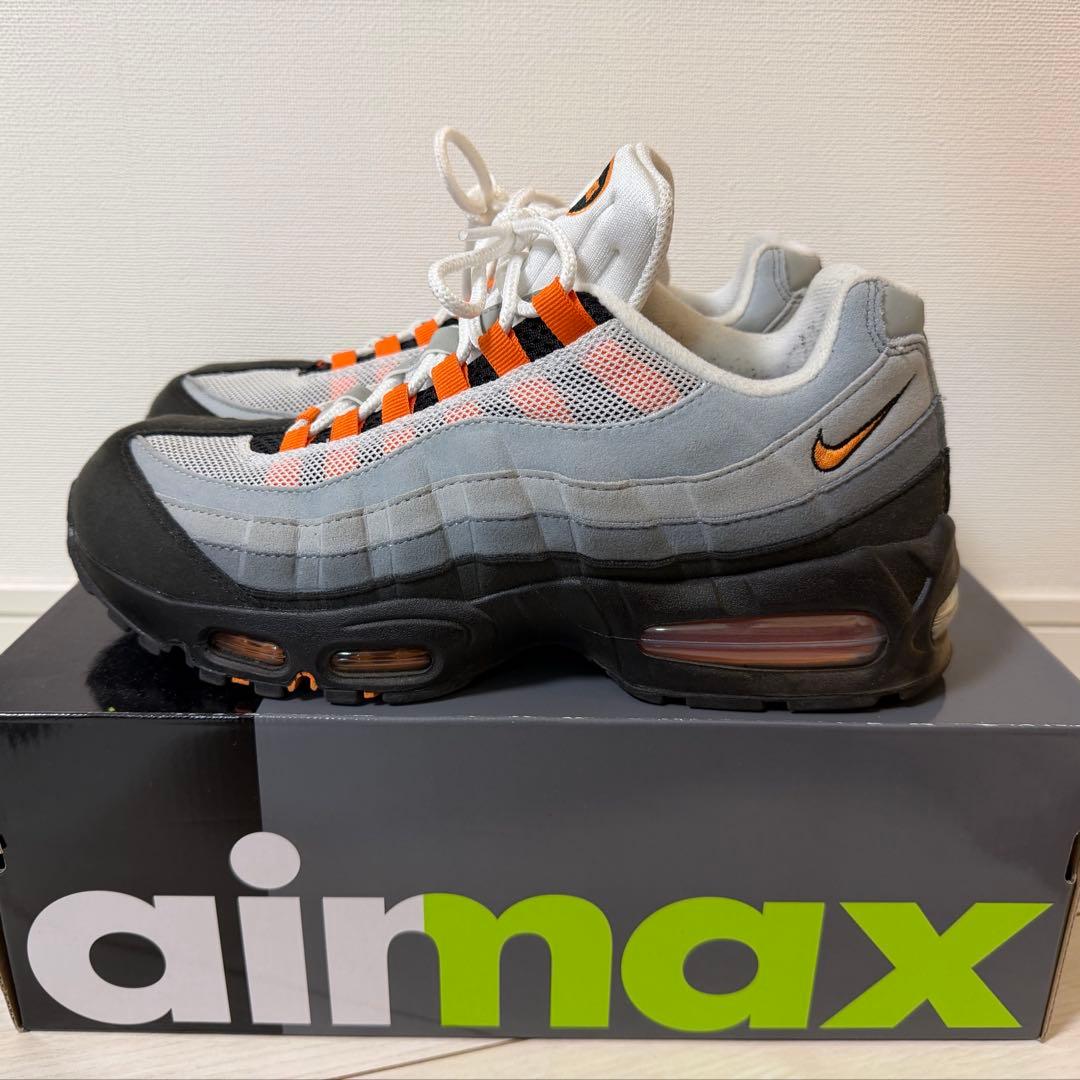 即発送　AIR MAX 95 OG 27センチ　mandarin マンダリン