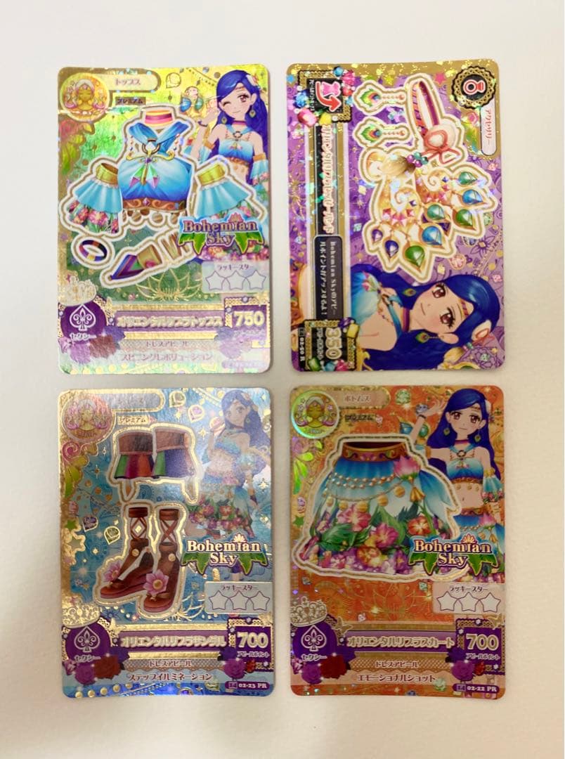 アイカツカード オリエンタルリブラ 風沢そら ボヘミアンスカイ