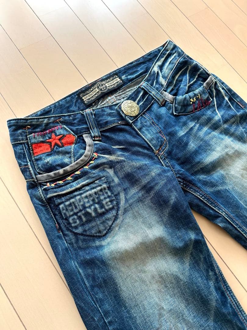 STUDIO R.P&DENIM フレアデニム 28 REDPEPPER y2k - メルカリ