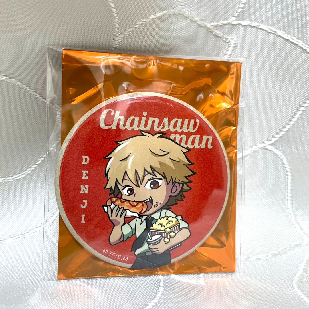 チェンソーマン チェンソーマン展 缶バッジ デンジ ミニキャラ - メルカリ