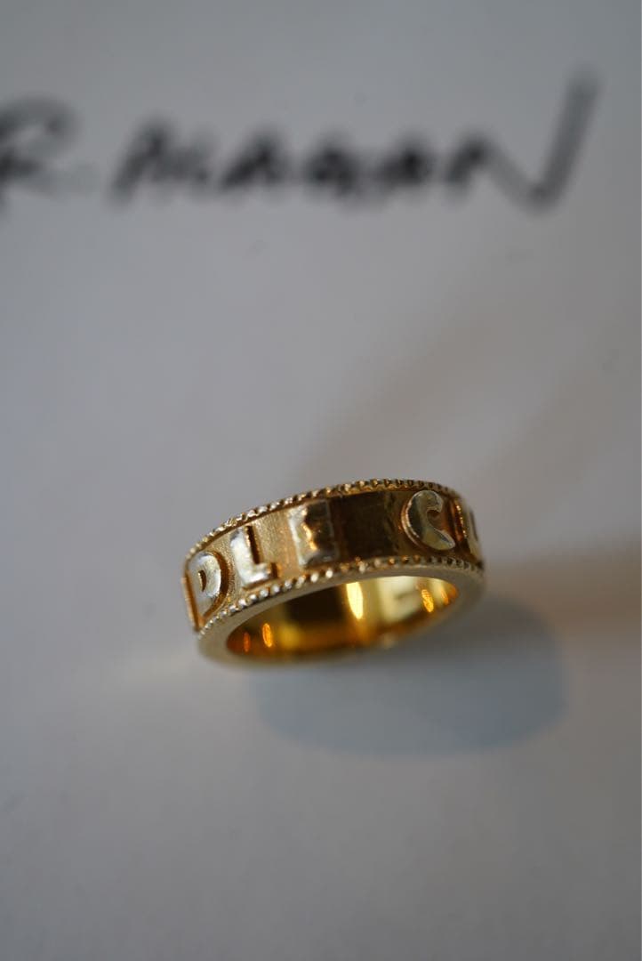 【R.ALAGAN】ENGRAVED RING IDLE CURIOSITY BIOTOP(ビオトープ) / WOMEN【R.ALAGAN】ENGRAVED RING IDLE CURIOSITY