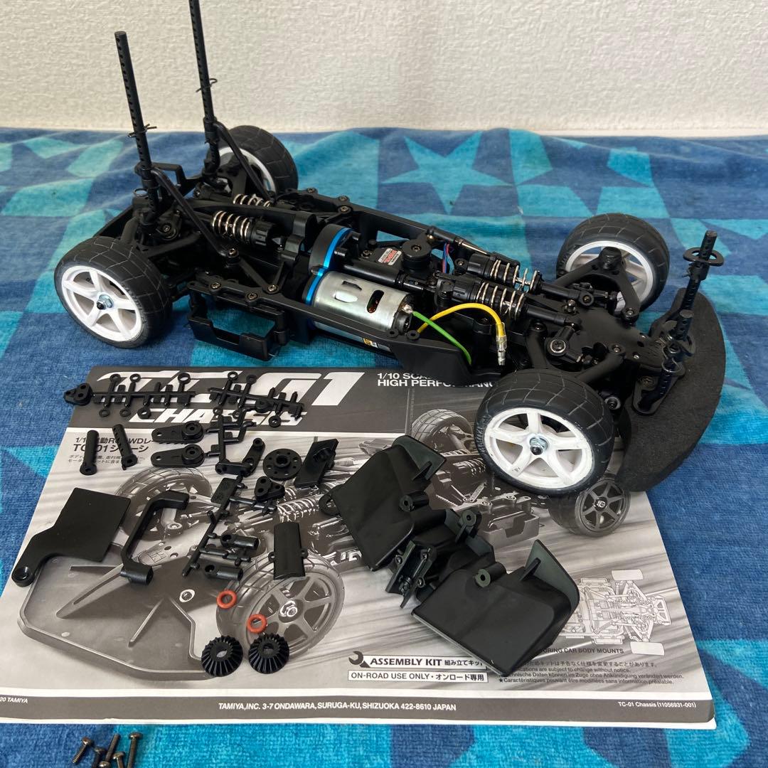 【ナックル】タミヤ TC-01 シャーシキット　サンワローハイトサーボなし