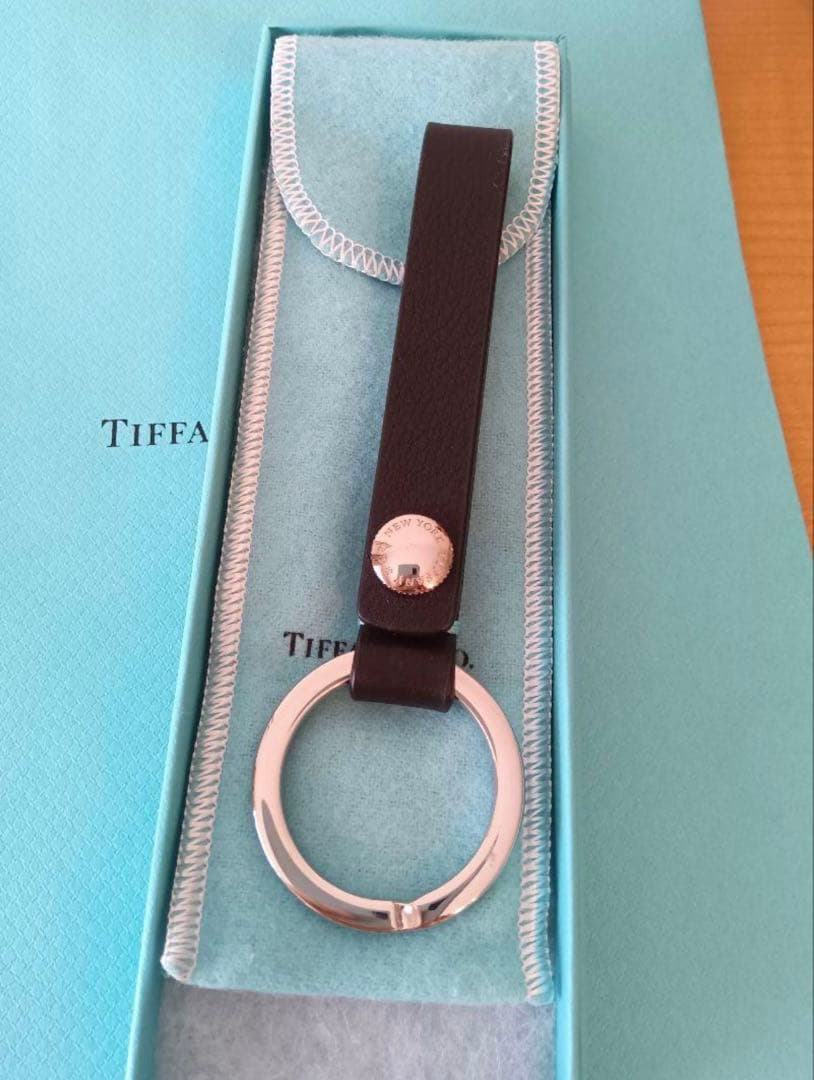 Tiffany & Co. レザーキーリング　ティファニー