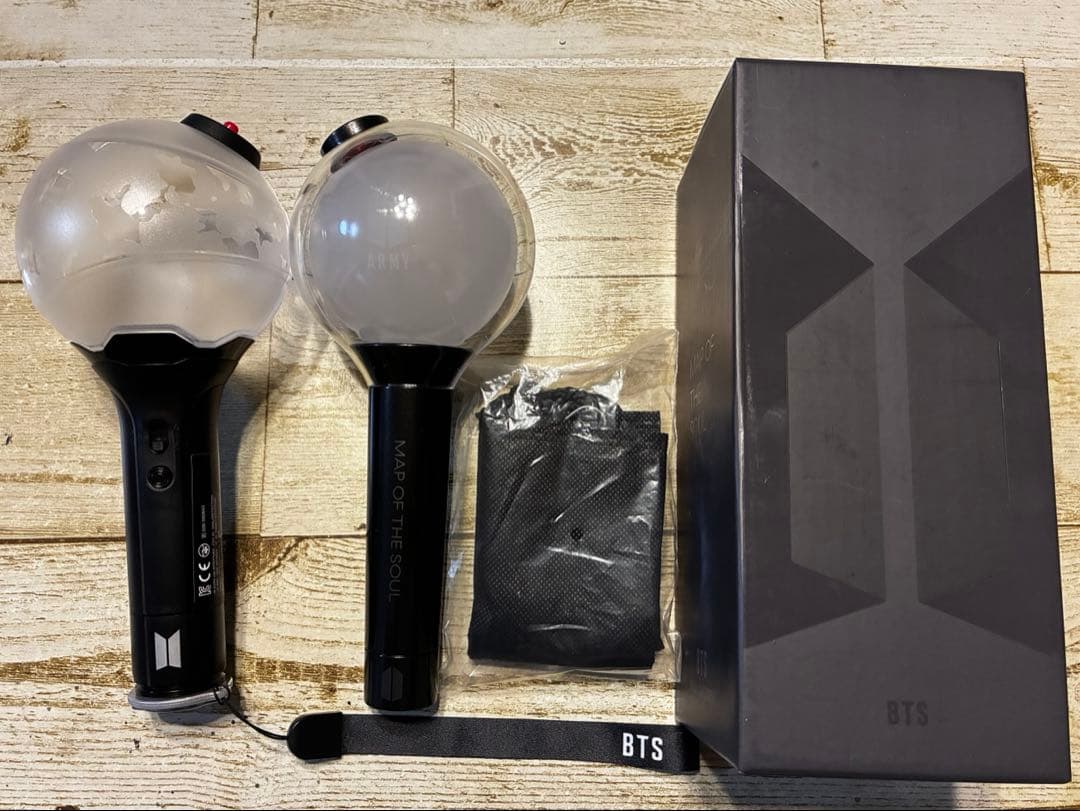 BTS 公式アミボム本体 Ver.3 + MOS 2本セット BTS ツアー限定のアミボムとアミボム Ver.3が発売決定！！購入方法