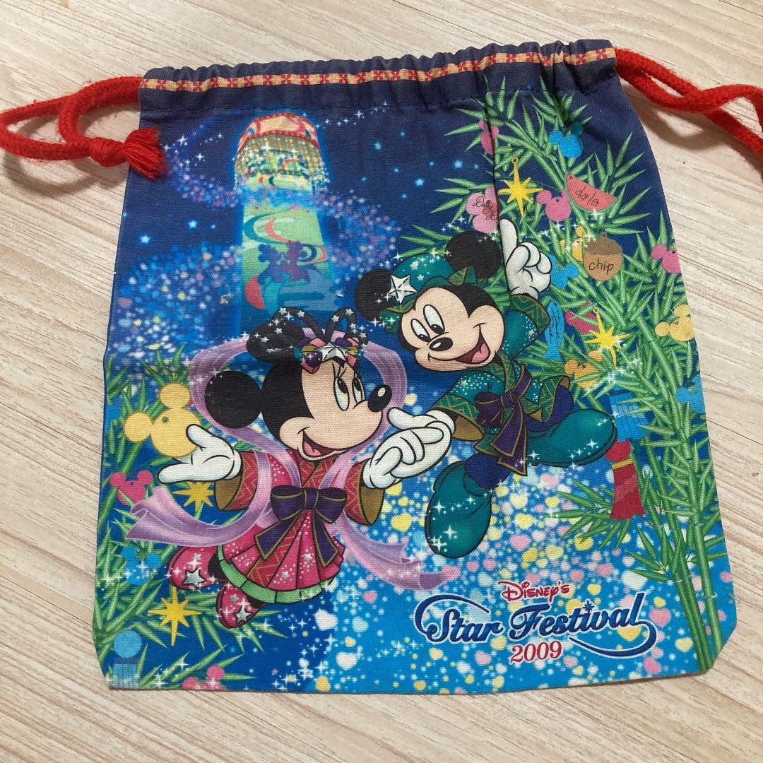 ディズニー 巾着 七夕限定 スターフェスティバル 2009 - メルカリ