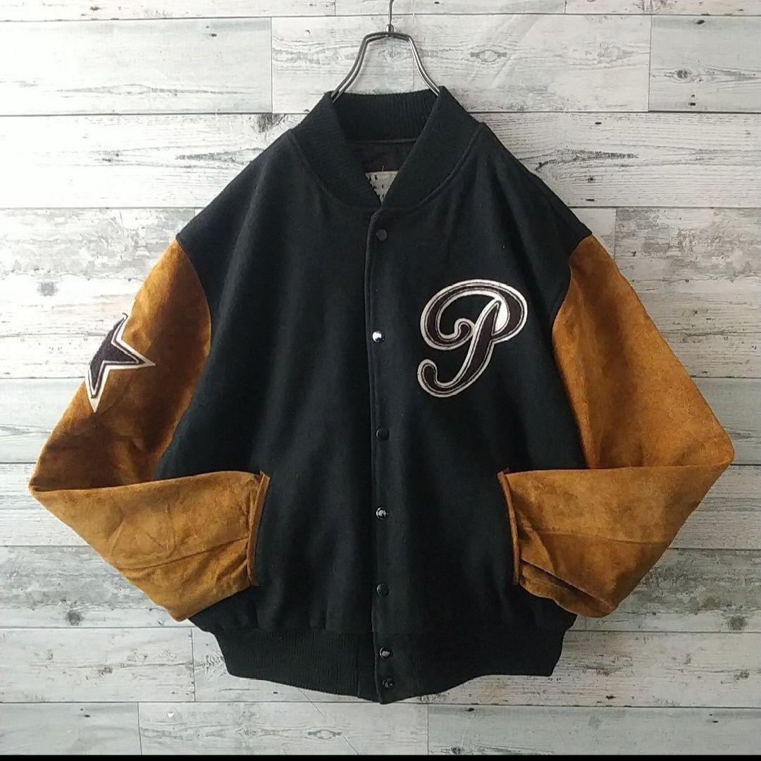 2点おまとめ☆リアルレザー 本革 裏ペイズリー 中綿 短丈 レザージャケットXL