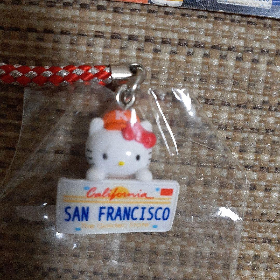レア】ハローキティ サンフランシスコ限定 ご当地キティ 根付け