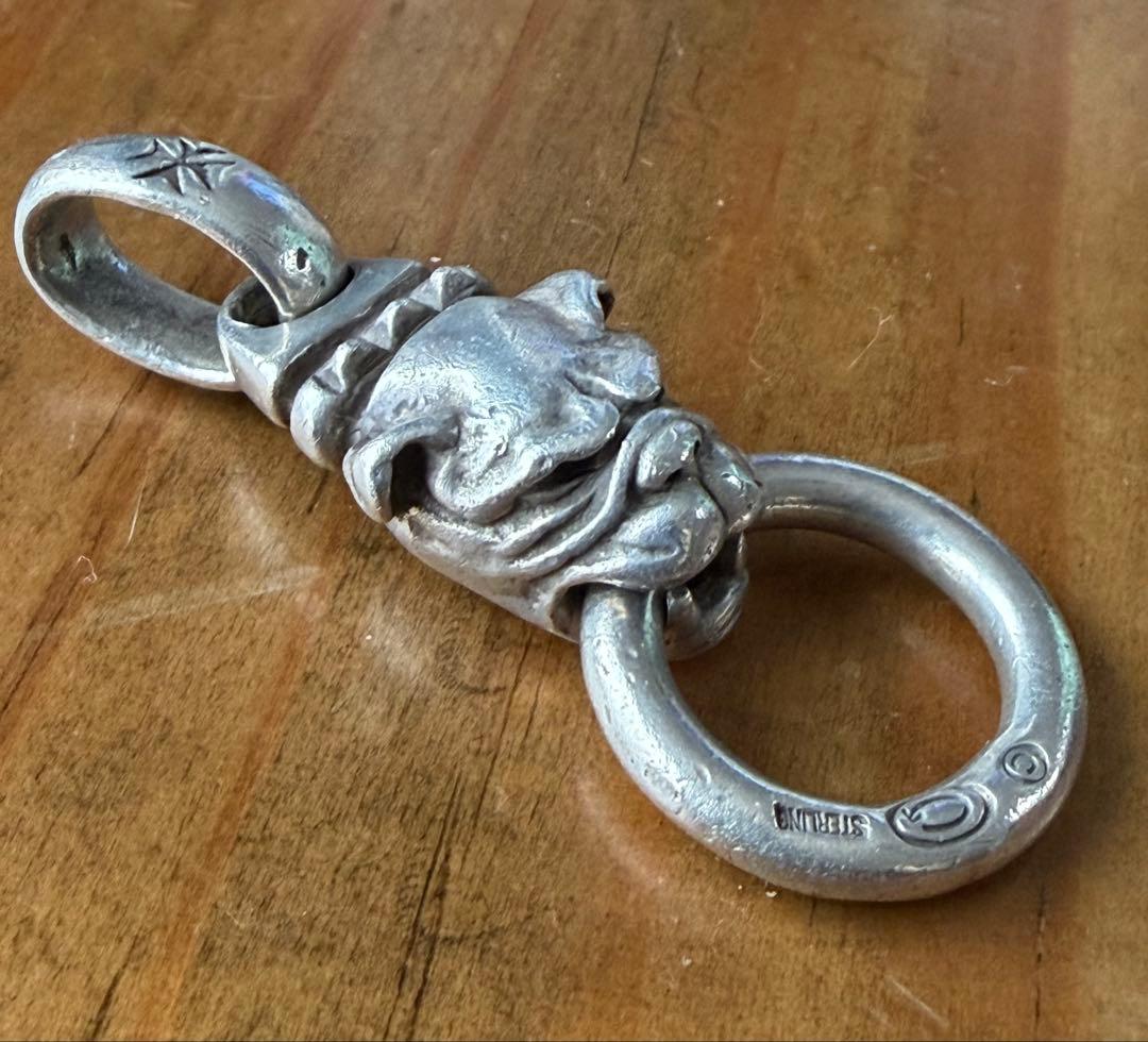 ガボールブルドッグヘッドペンダント☆純正木箱、ギャランティカード