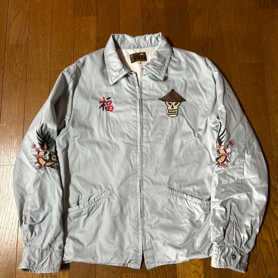 東洋ベトジャンLレアモデルテーラー東洋スカジャン スカルドクロ