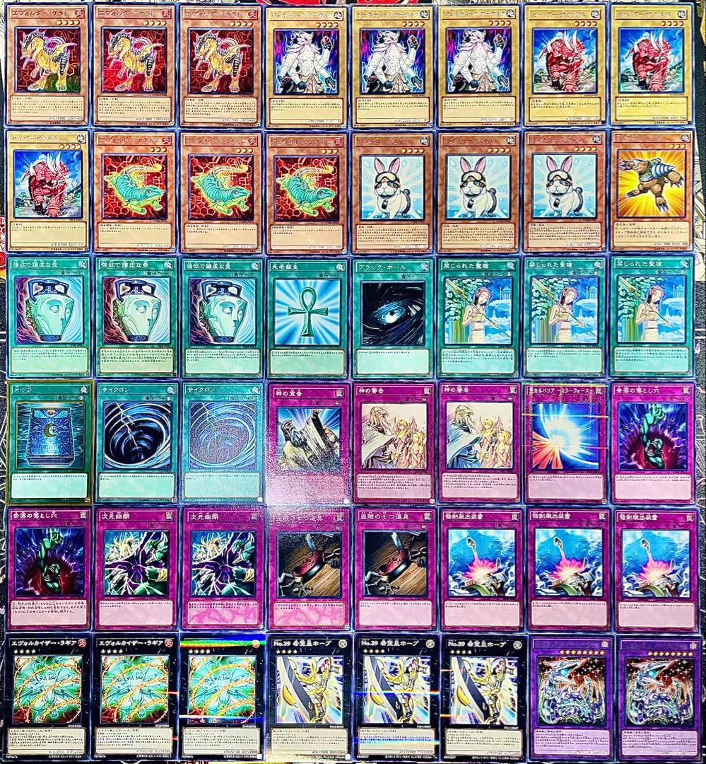 遊戯王 エヴォル 兎ラギア デッキ 1103環境 本格構築 デッキパーツ