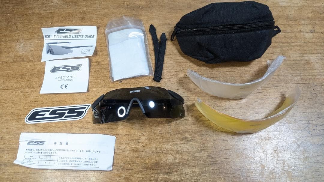ESS ICE 3LENS 3LS　防弾レンズ　極美品　ノーベルアームズ ICE NARO 3LENS | ESSゴーグル・サングラス｜ESS Japan オフィシャルサイト