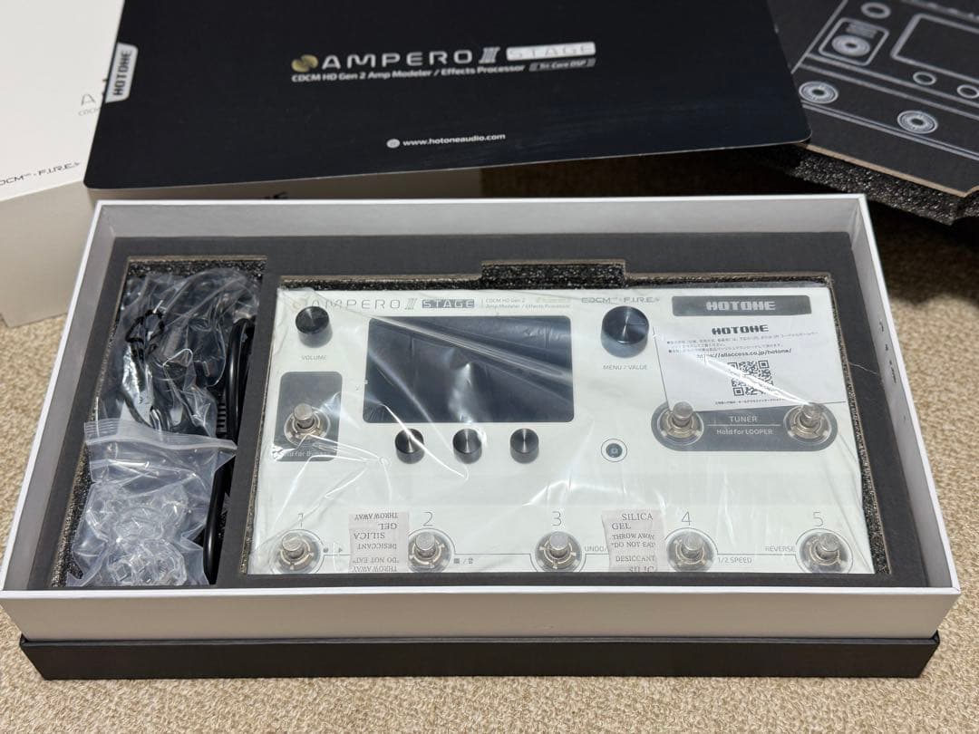 HOTONE Ampero II STAGE 極美品 ペダル付き Ampero II Stage – Hotone Audio