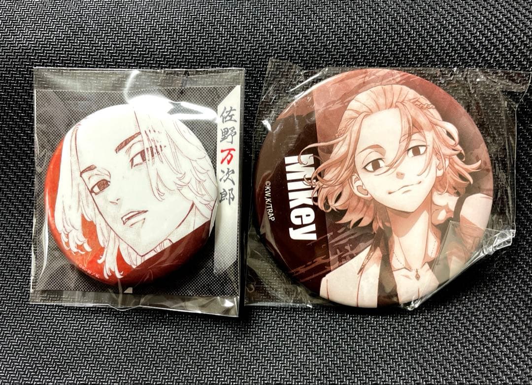 東京リベンジャーズ 佐野万次郎 缶バッジ まとめ売り 原画展 スーツ