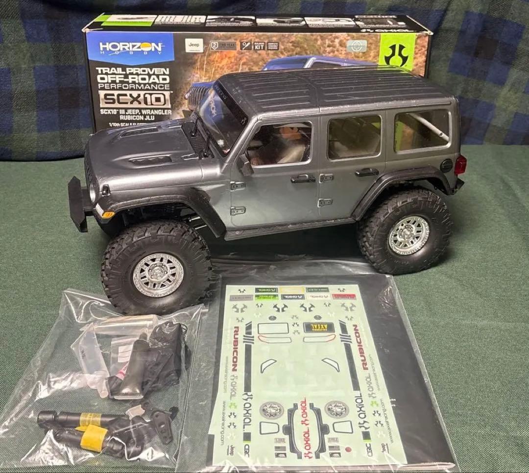 アキシャル　SCX10 Ⅲ ラングラー Axial 1/10 SCX10 III Jeep JLU Wrangler 4X4 Rock Crawler with