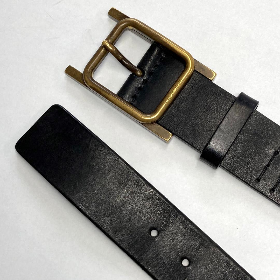 ディオールオム Dior Homme Hバックル ステッチベルト85 エディ期