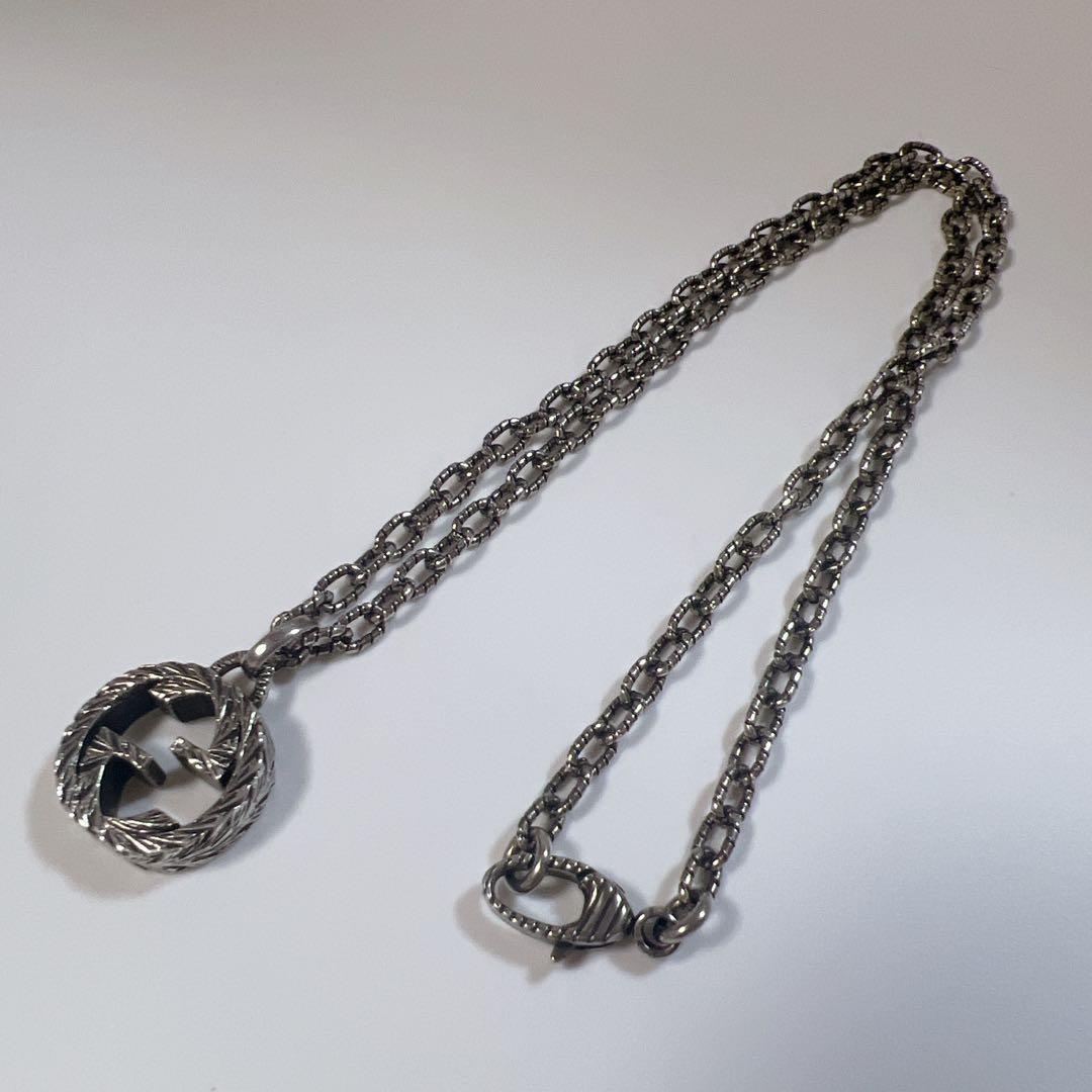 《専用》一級品 GUCCI ネックレス インターロッキング アラベスク ラージ