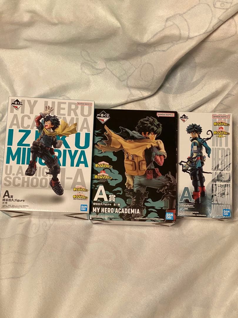 一番くじ　僕のヒーローアカデミア　緑谷出久　フィギュア　セット ヒロアカ』一番くじの新作が登場！ 初登場の物間寧人や緑谷出久の