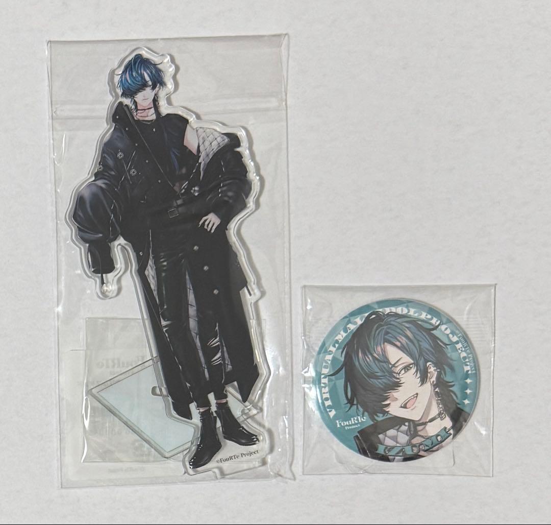 FouRTe Project デビュー記念グッズ 翠凰稜巳 アクスタ 缶バッジ