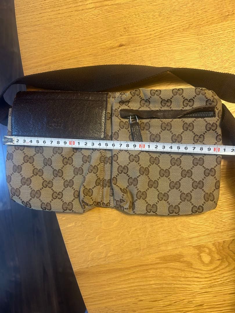 フ*)様 GUCCI GGパターン ボディバッグ