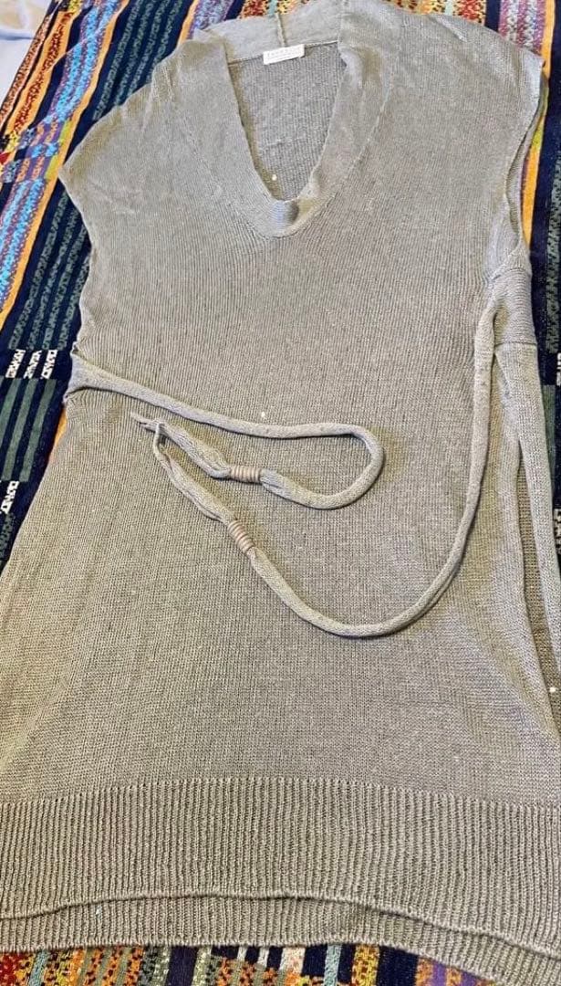 BRUNELLO CUCINELLI Vネック ワンピース M