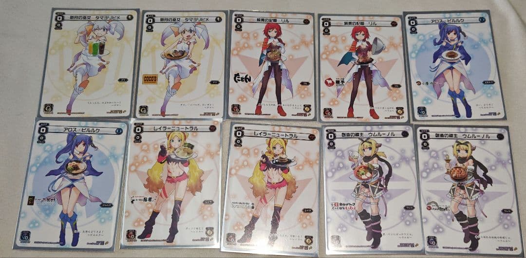 ウィクロス wixoss 秋葉原 飲食店コラボ 全10種コンプ OYSTER