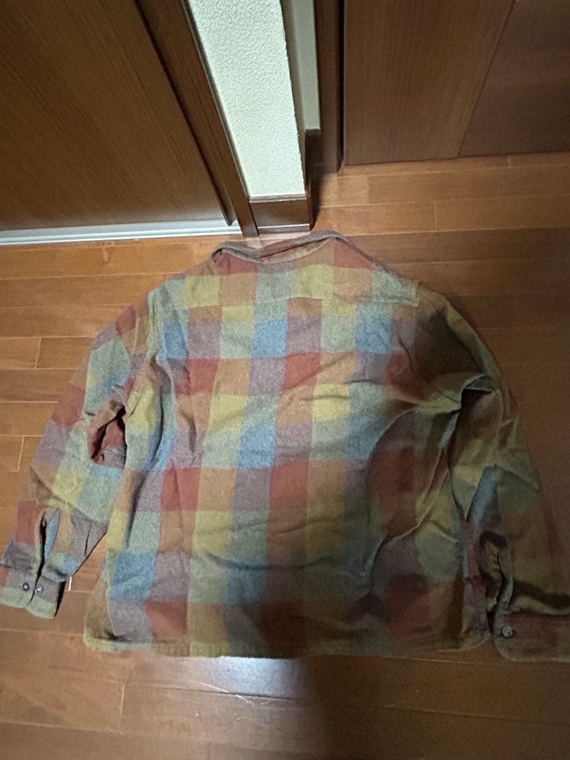 SEARS オープンカラーウールシャツ 好配色XL ペンドルトン CASCADE