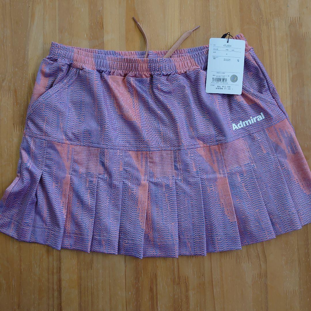 未使用　Admiral　レディススコート　ATLA504 PNK Mサイズ グラフィックプリーツスコート ATLA504 – ADMIRAL
