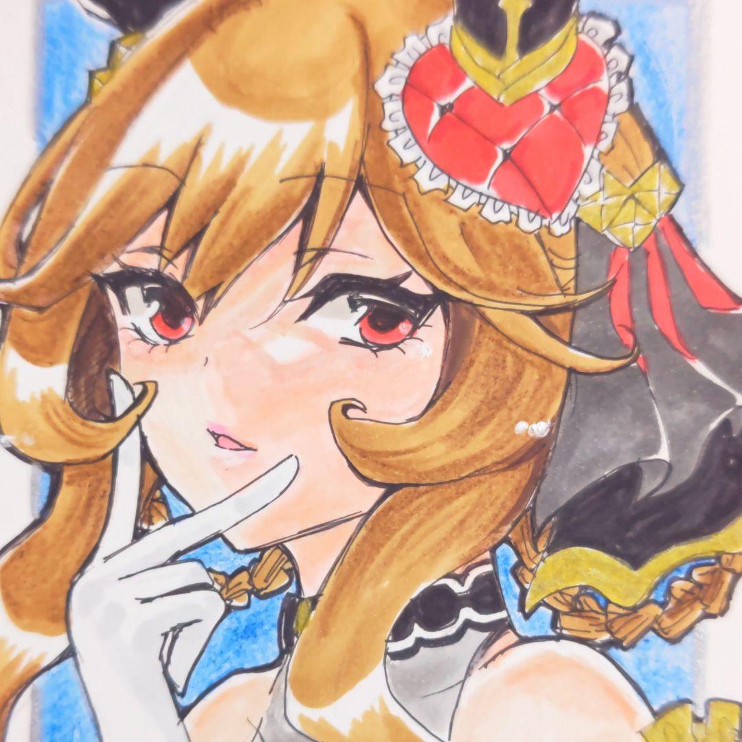 ウマ娘 ジェンティルドンナ ファンアート 手描きイラスト 原画 - メルカリ