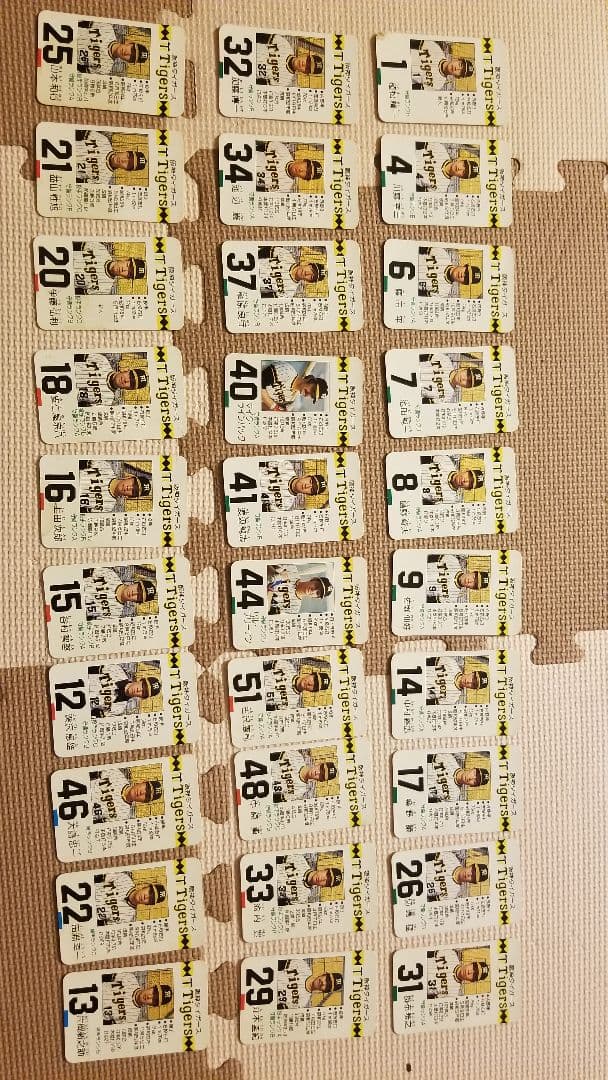 タカラプロ野球カードゲーム　昭和53年度阪神タイガース