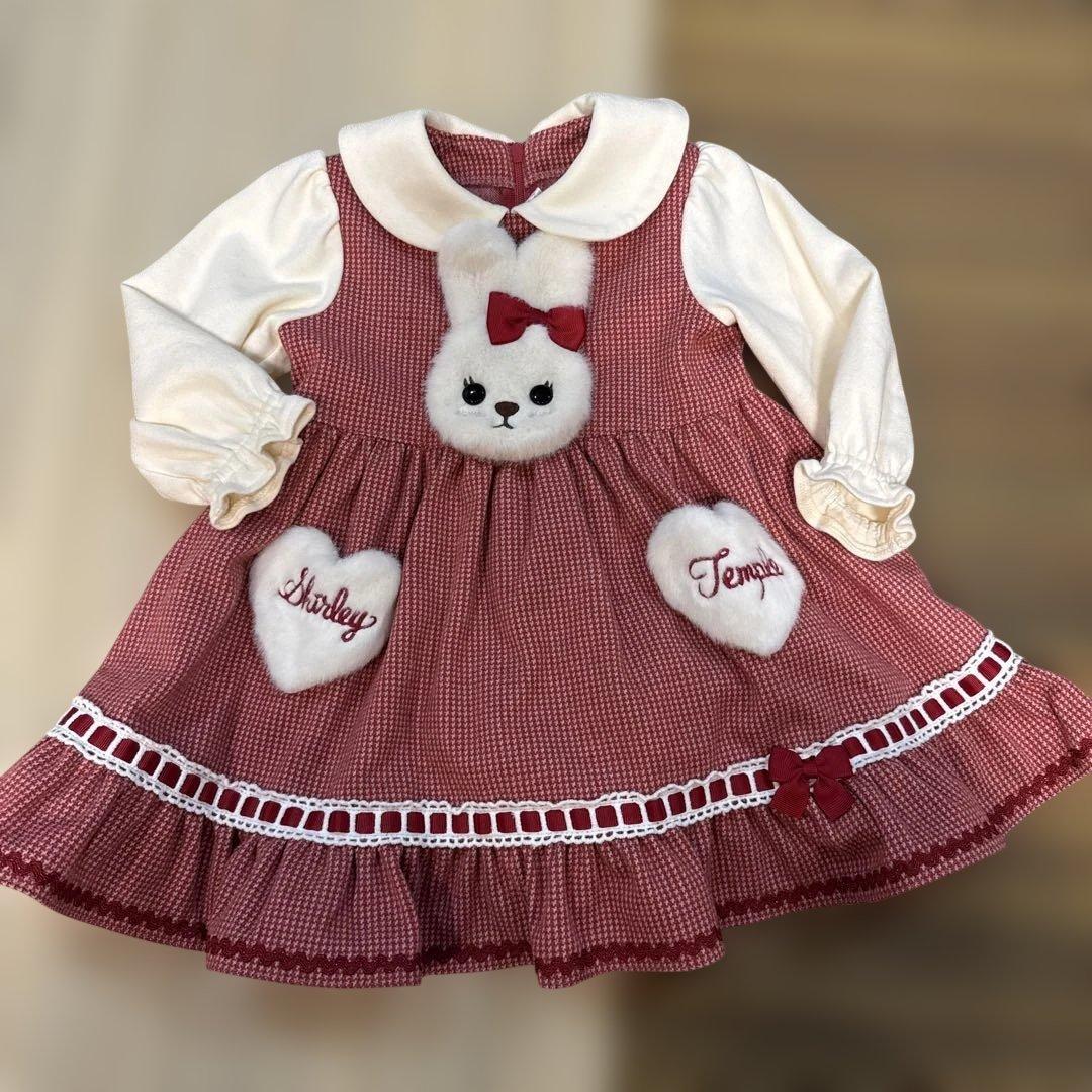 専用　シャーリーテンプル　うさぎ　ワンピース　90