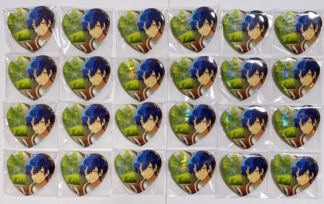 【即購入可】あんスタ 心光印彩 缶バッジ ジュン 24点